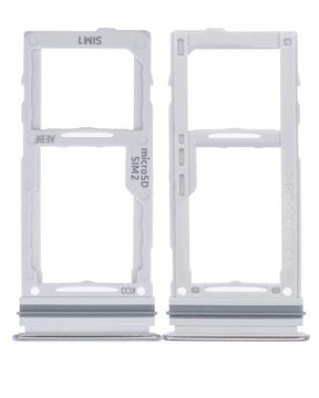 Dual Sim Card Tray Replacement Compatible For Samsung Galaxy A52 4G (A525 / 2021) / 5G (A526 / 2021) A52S 5G (A528 / 2021) (Awesome White)