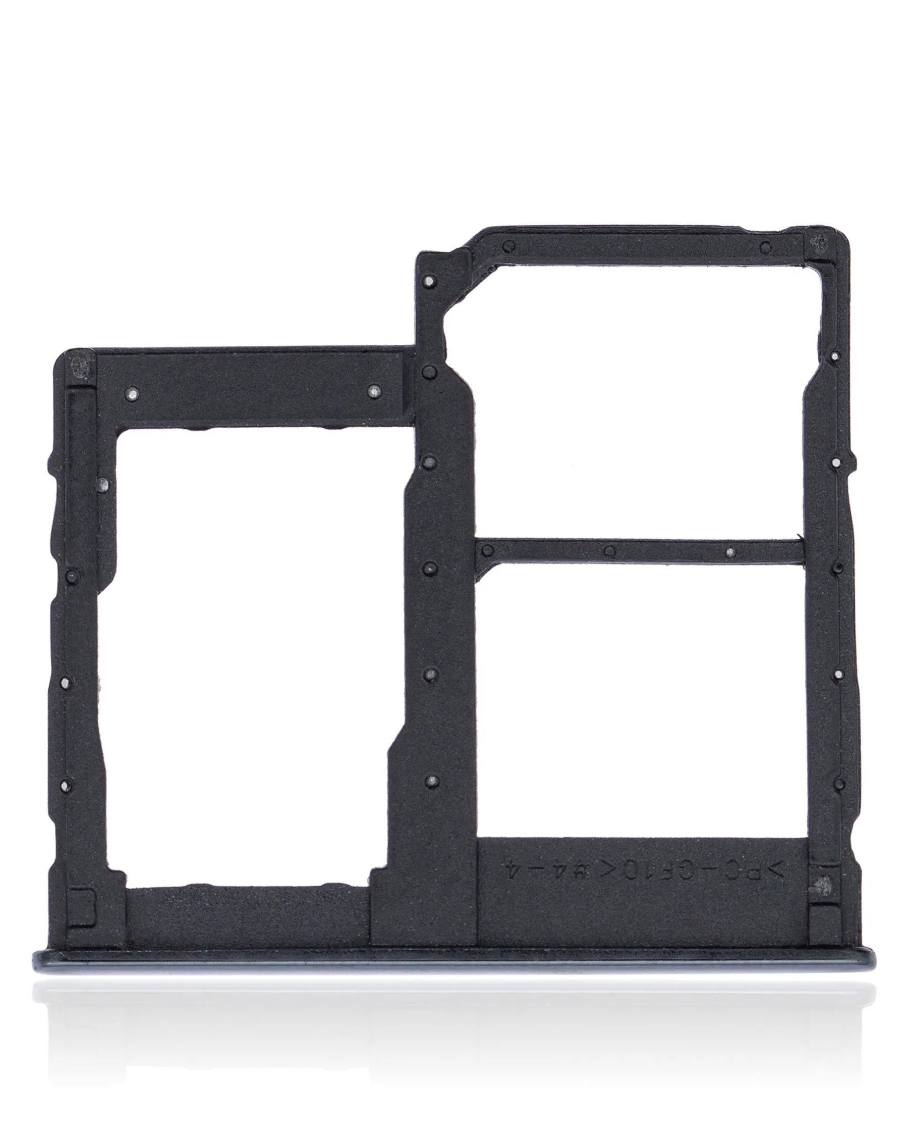 Dual Sim Card Tray Compatible For Samsung Galaxy A40 (A405 / 2019) (Black)