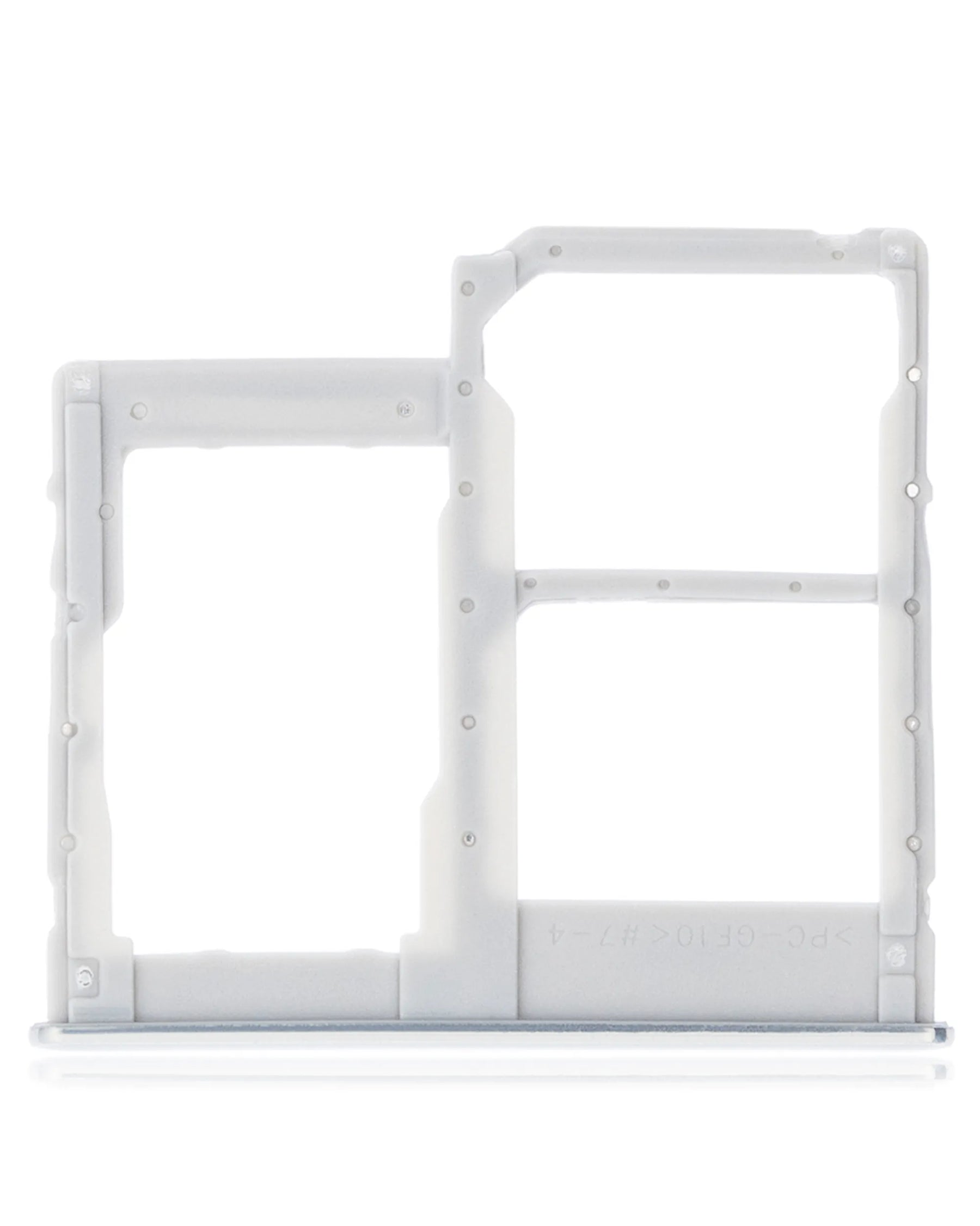 Dual Sim Card Tray Compatible For Samsung Galaxy A40 (A405 / 2019) (White)