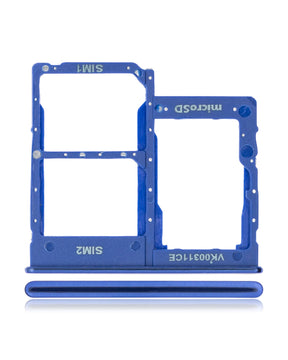 Dual Sim Card Tray Compatible For Samsung Galaxy A40 (A405 / 2019) (Blue)