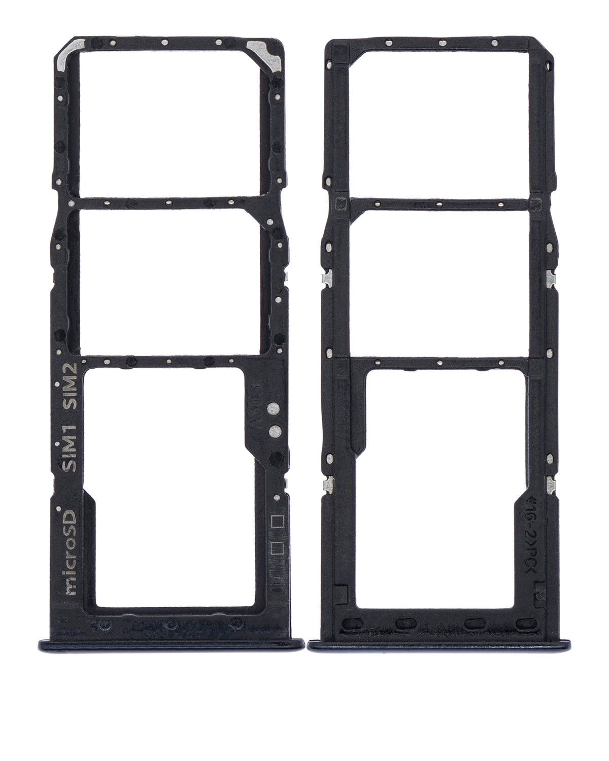 Dual Sim Card Tray Compatible For Samsung Galaxy A30S (A307 / 2019) (Black)