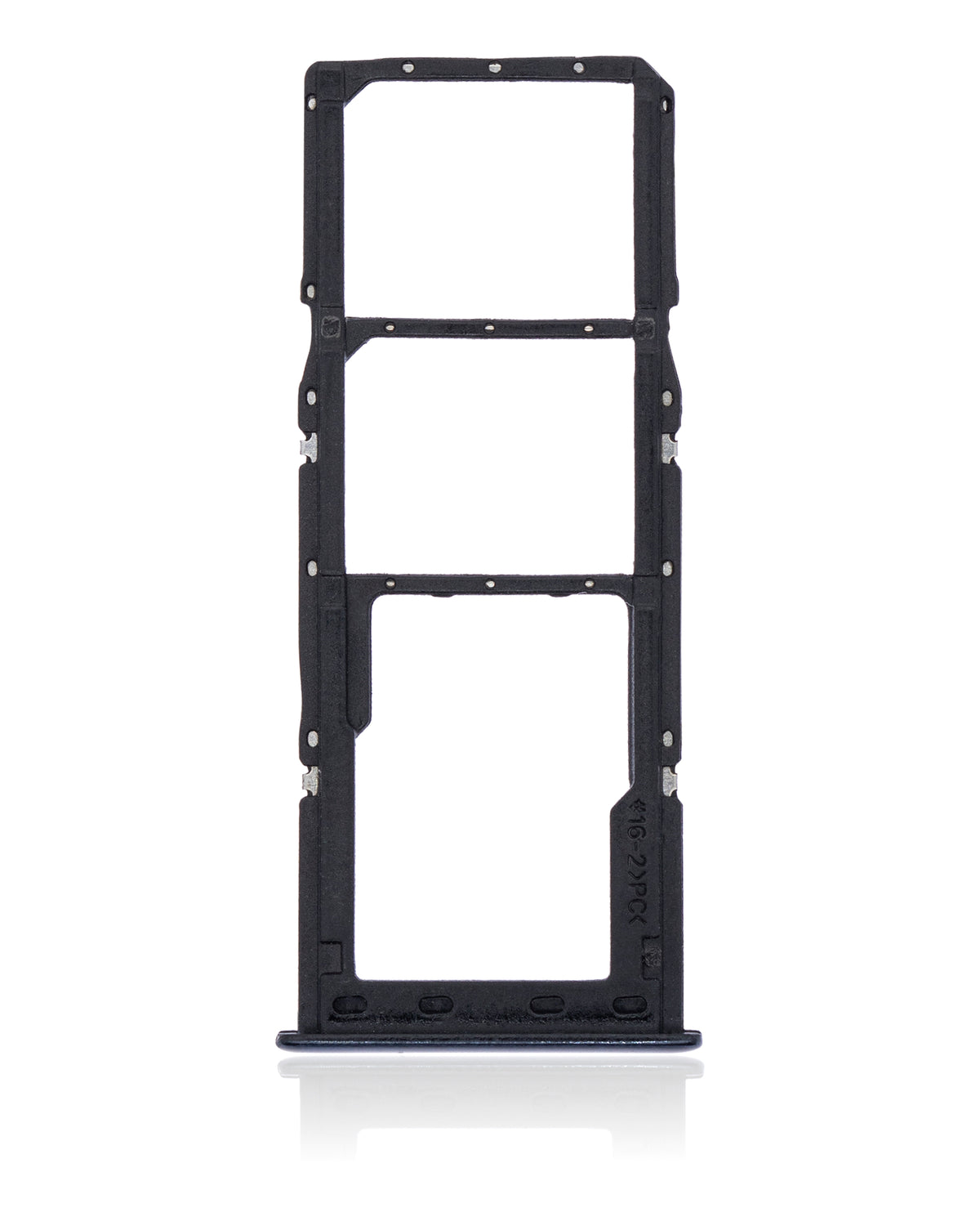 Dual Sim Card Tray Compatible For Samsung Galaxy A30S (A307 / 2019) (Black)