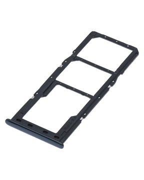 Dual Sim Card Tray Compatible For Samsung Galaxy A30S (A307 / 2019) (Black)
