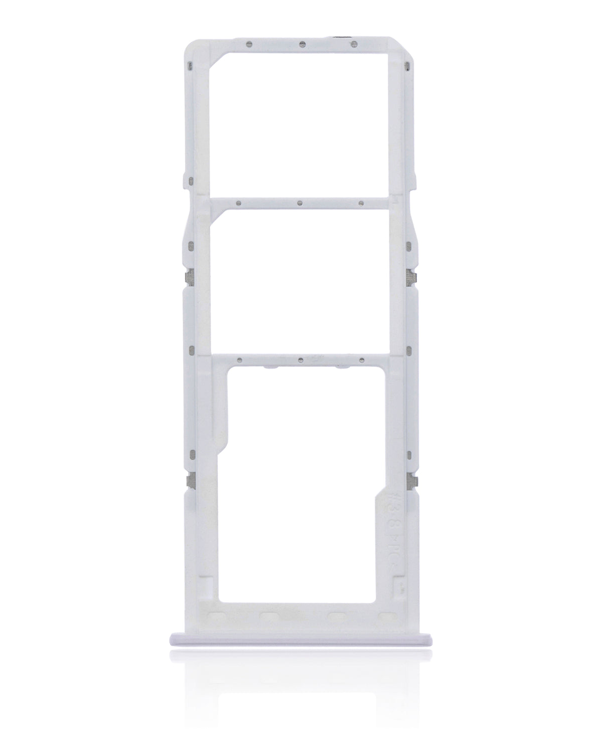 Dual Sim Card Tray Compatible For Samsung Galaxy A30S (A307 / 2019) (White)