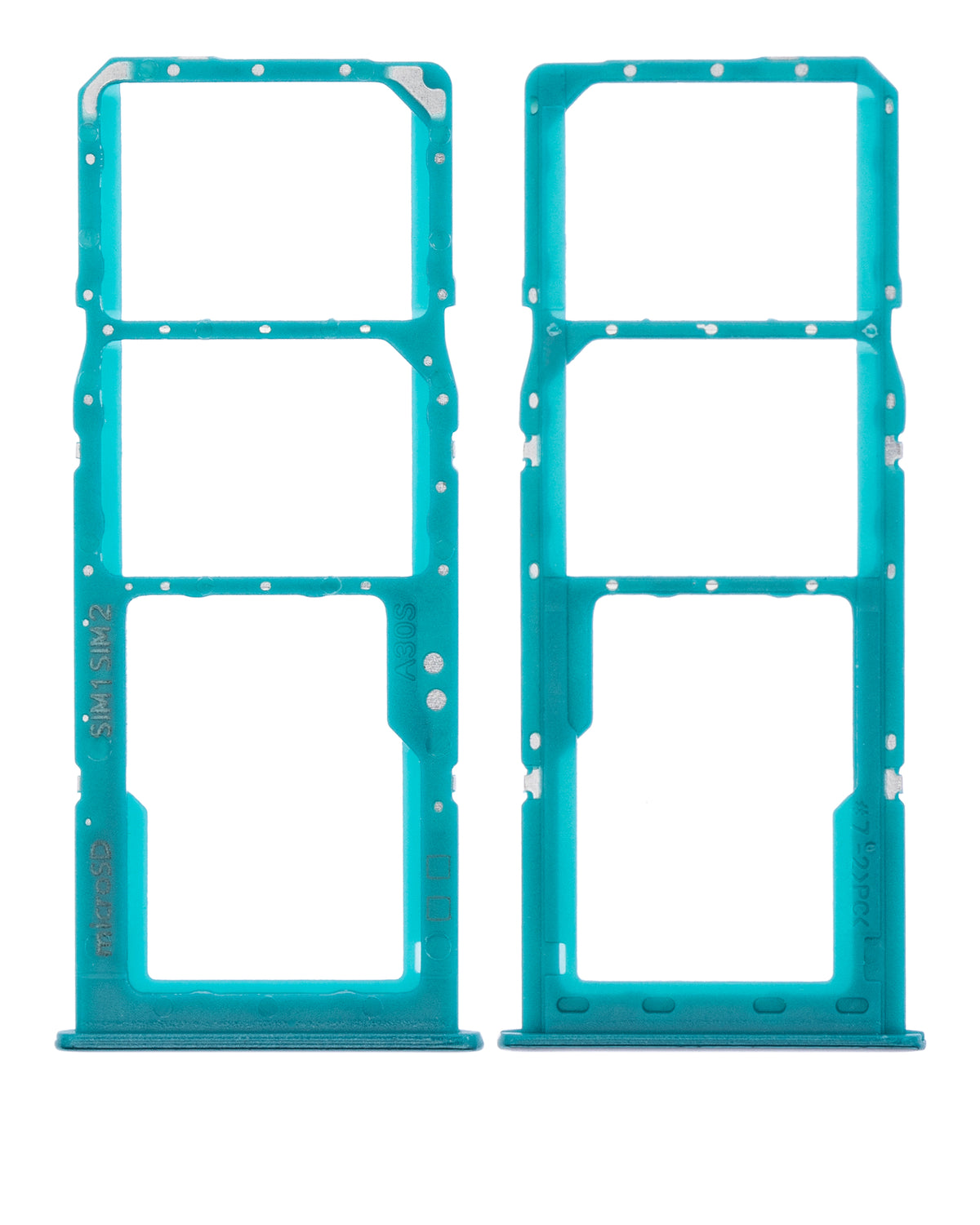 Dual Sim Card Tray Compatible For Samsung Galaxy A30S (A307 / 2019) (Green)