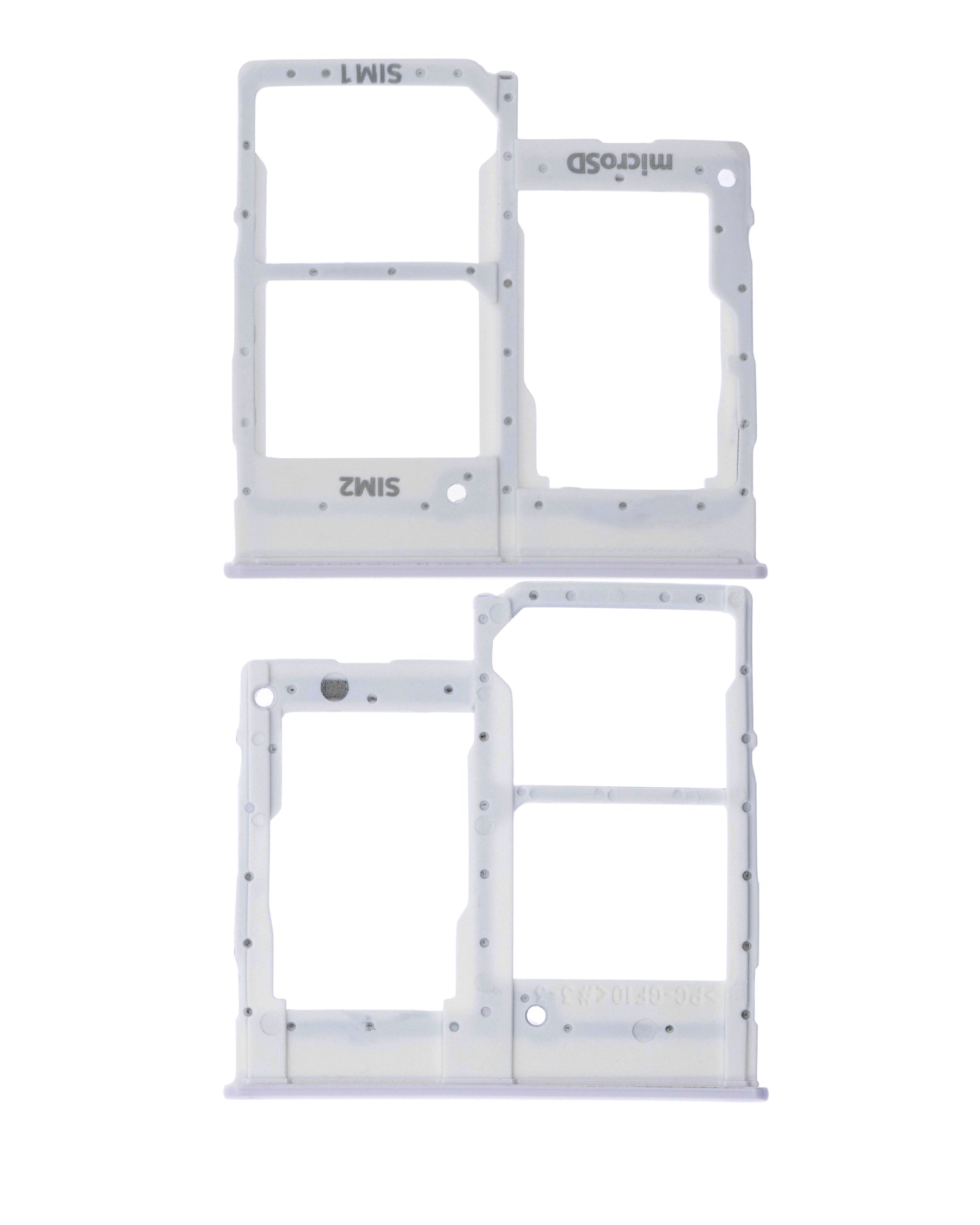 Dual Sim Card Tray Compatible For Samsung Galaxy A20E (A202 / 2019) (White)