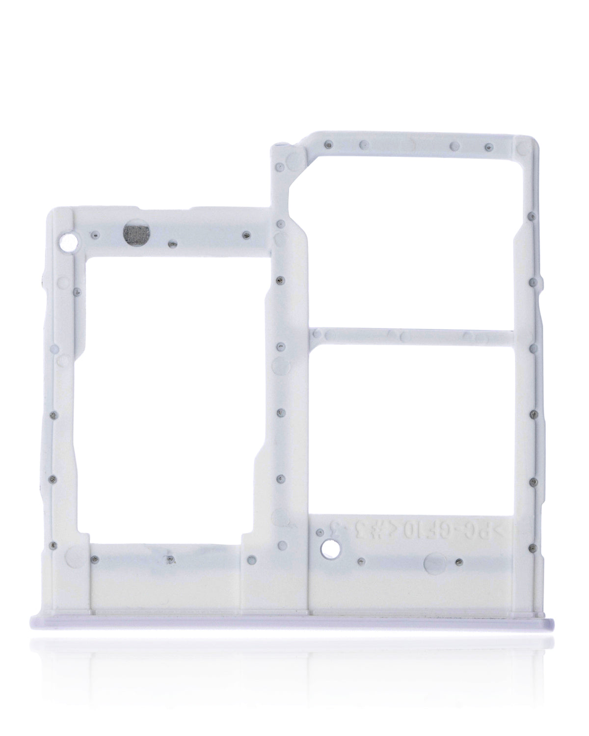 Dual Sim Card Tray Compatible For Samsung Galaxy A20E (A202 / 2019) (White)