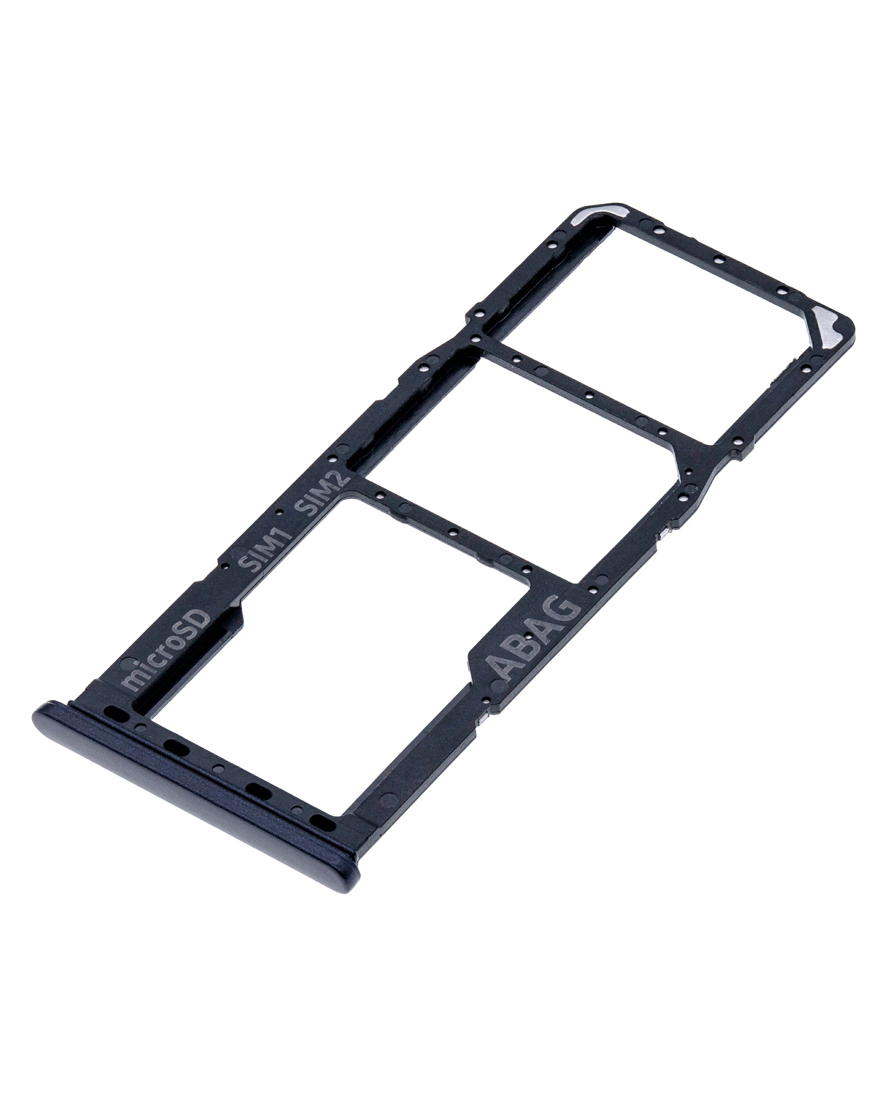 Dual Sim Card Tray Compatible For Samsung Galaxy A21S (A217 / 2020) (Black)