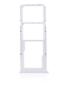 Dual Sim Card Tray Compatible For Samsung Galaxy A21S (A217 / 2020) (White)