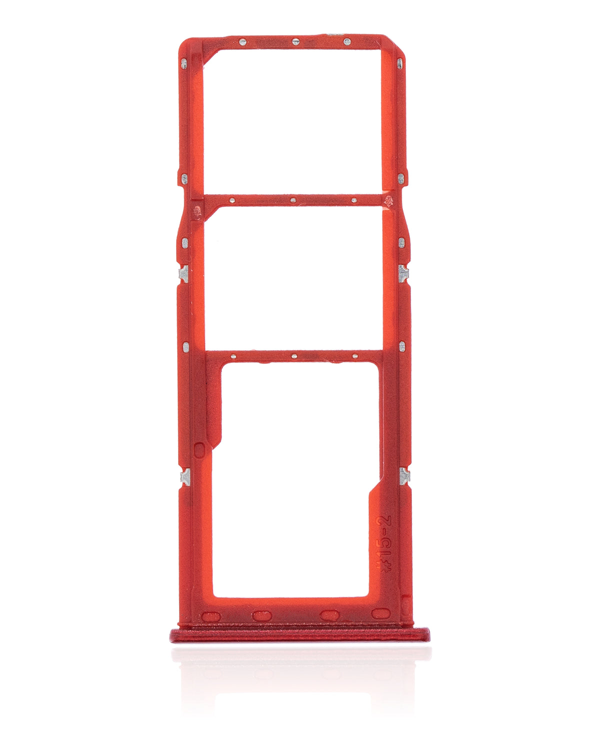 Dual Sim Card Tray Compatible For Samsung Galaxy A21S (A217 / 2020) (Red)