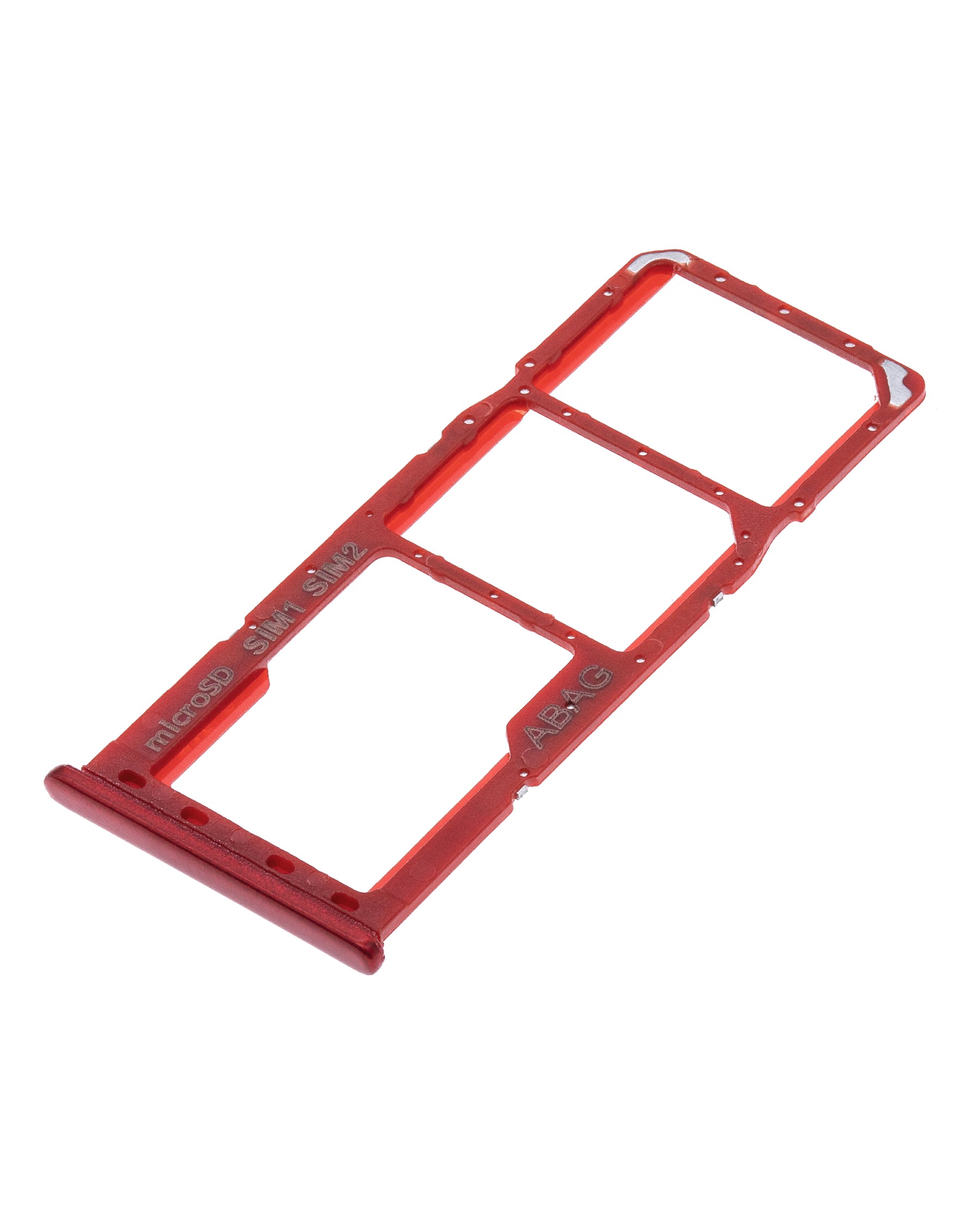 Dual Sim Card Tray Compatible For Samsung Galaxy A21S (A217 / 2020) (Red)