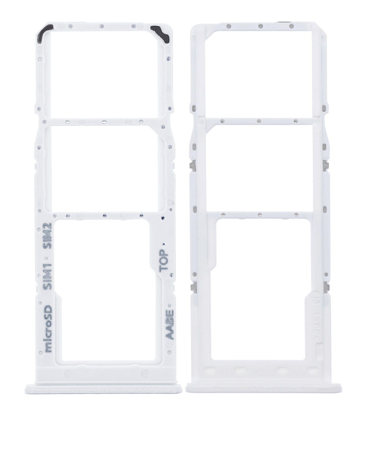 Dual Sim Card Tray Compatible For Samsung Galaxy A12 (A125 / 2020) (White)