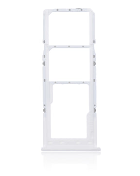 Dual Sim Card Tray Compatible For Samsung Galaxy A12 (A125 / 2020) (White)