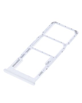 Dual Sim Card Tray Compatible For Samsung Galaxy A12 (A125 / 2020) (White)