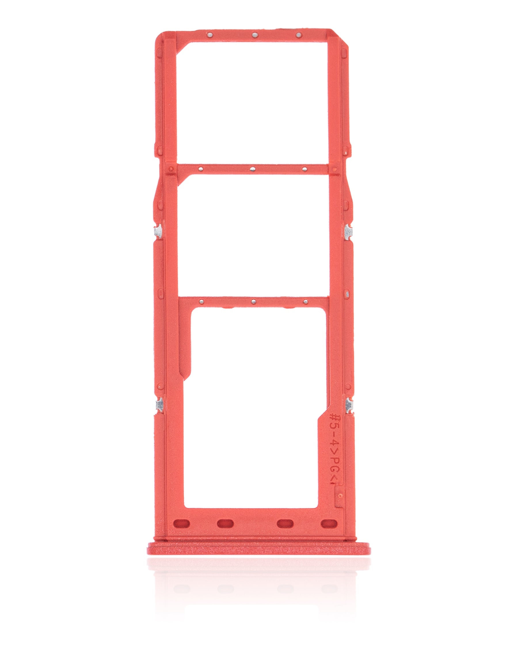 Dual Sim Card Tray Compatible For Samsung Galaxy A12 (A125 / 2020) (Red)