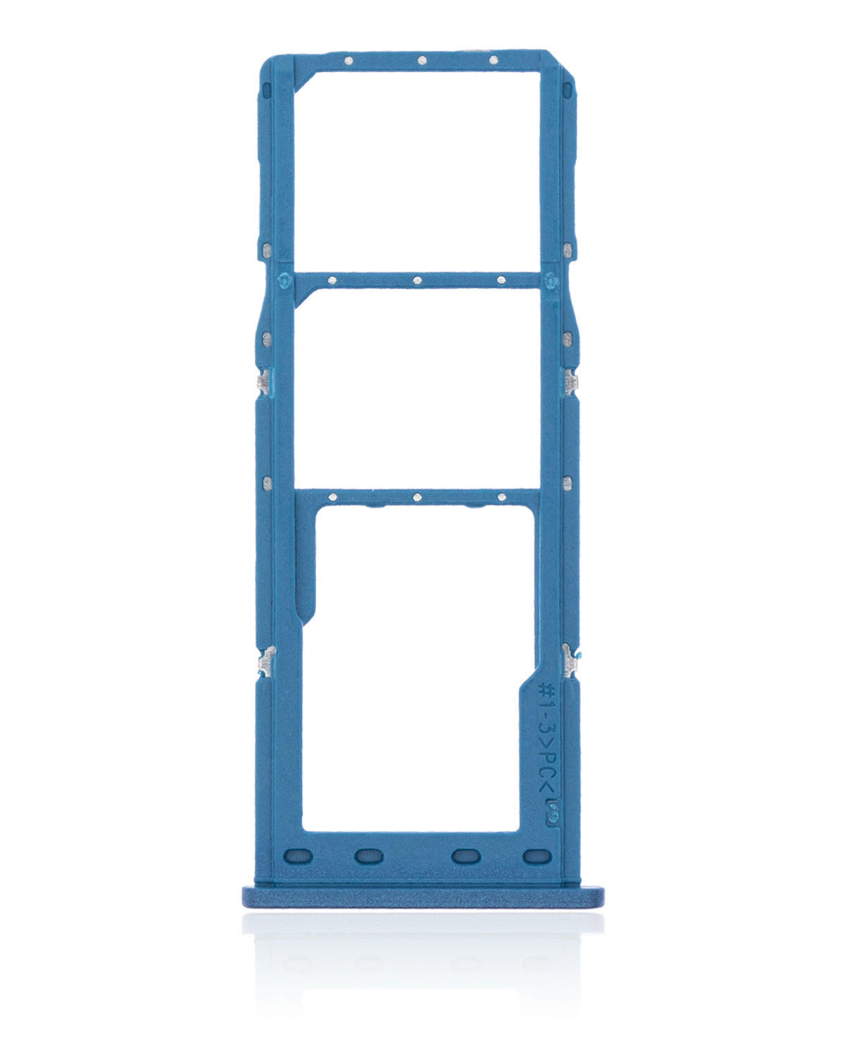 Dual Sim Card Tray Compatible For Samsung Galaxy A12 (A125 / 2020) (Blue)