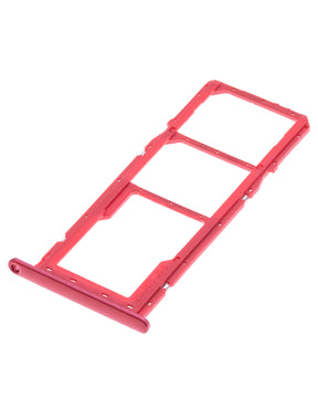 Dual Sim Card Tray Compatible For Samsung Galaxy A11 (A115 / 2020) (Red)