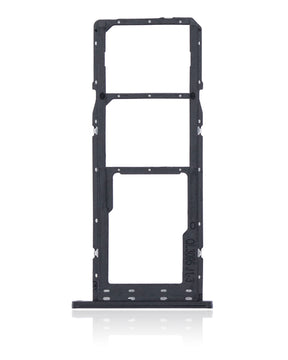 Dual Sim Card Tray Compatible For Samsung Galaxy A02S (A025 / 2020) / A03 (A035 / 2021) (Black)