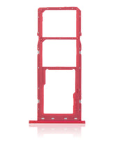 Dual Sim Card Tray Compatible For Samsung Galaxy A02S (A025 / 2020) / A03 (A035 / 2021) (Red)