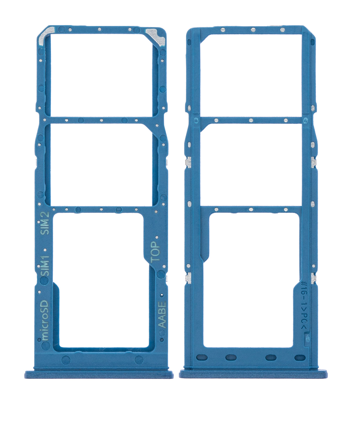 Dual Sim Card Tray Compatible For Samsung Galaxy A02 (A022 / 2020) (Blue)