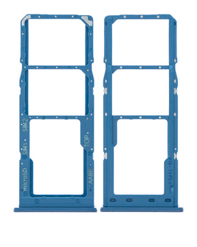 Dual Sim Card Tray Compatible For Samsung Galaxy A02 (A022 / 2020) (Blue)