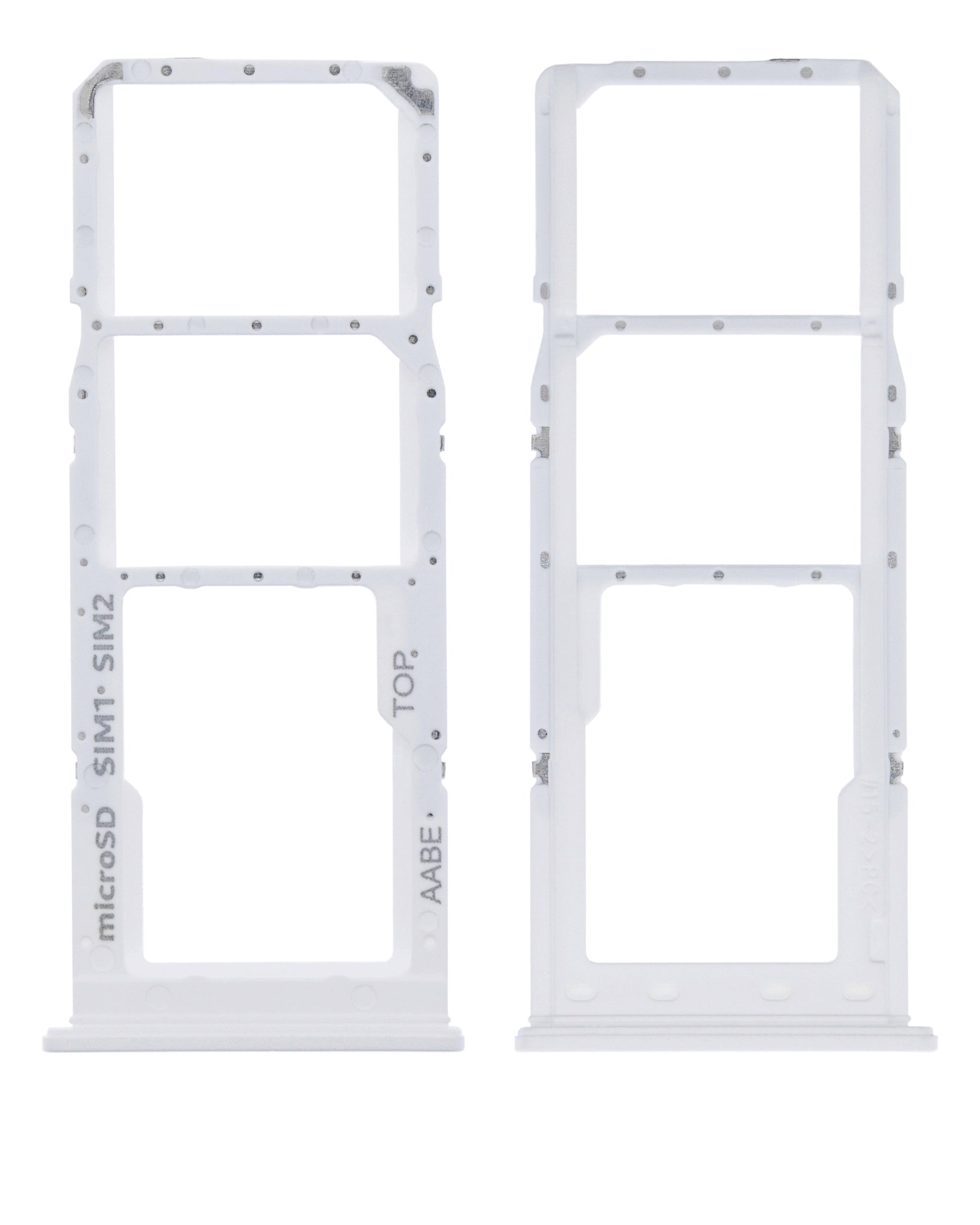 Dual Sim Card Tray Compatible For Samsung Galaxy A02 (A022 / 2020) (White)