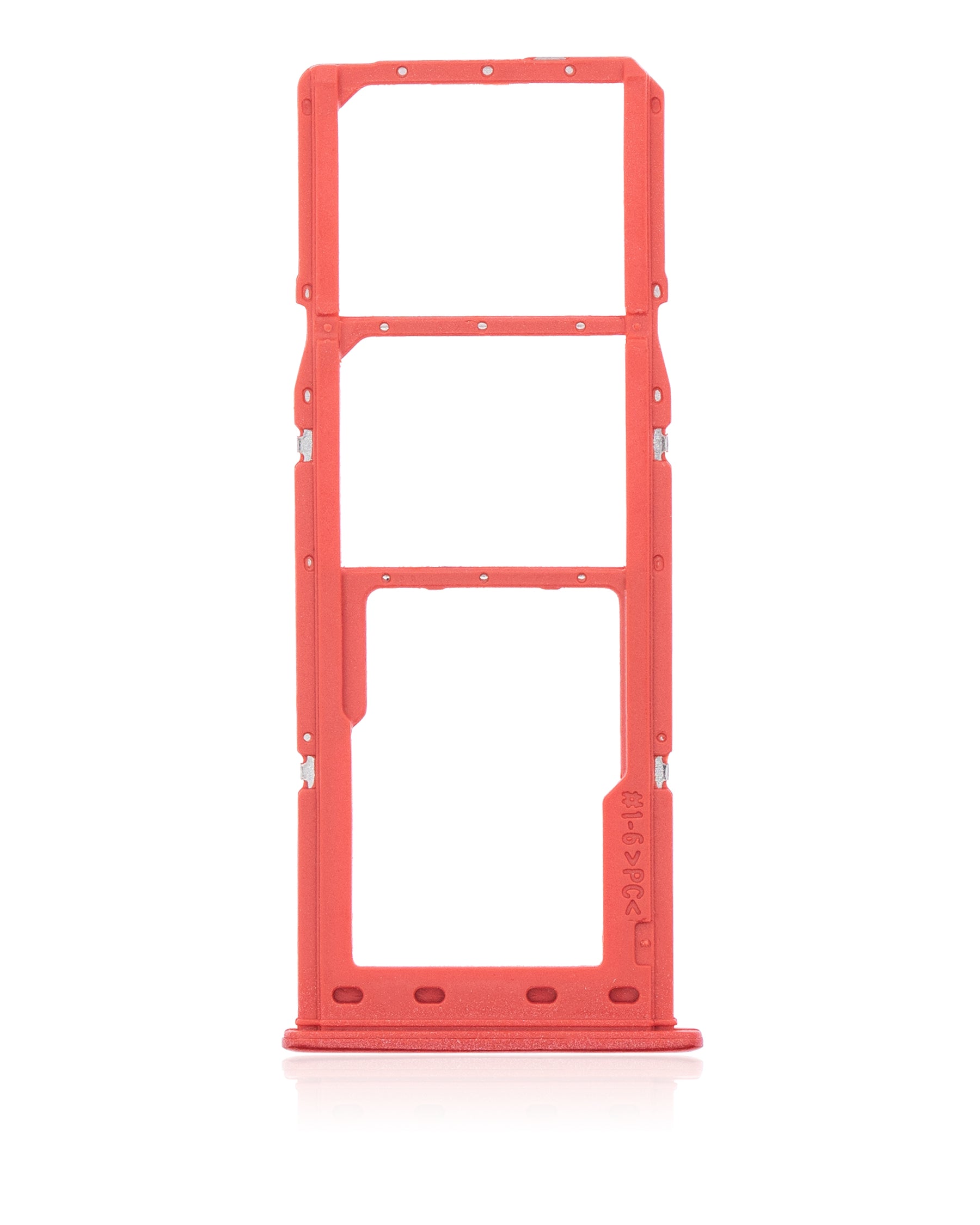 Dual Sim Card Tray Compatible For Samsung Galaxy A02 (A022 / 2020) (Red)