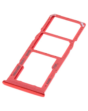 Dual Sim Card Tray Compatible For Samsung Galaxy A02 (A022 / 2020) (Red)