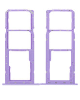 Dual Sim Card Tray Compatible For Samsung Galaxy A01 (A015 / 2020) (Purple)