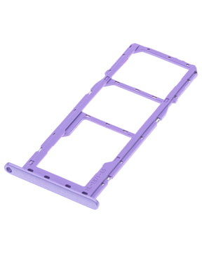 Dual Sim Card Tray Compatible For Samsung Galaxy A01 (A015 / 2020) (Purple)