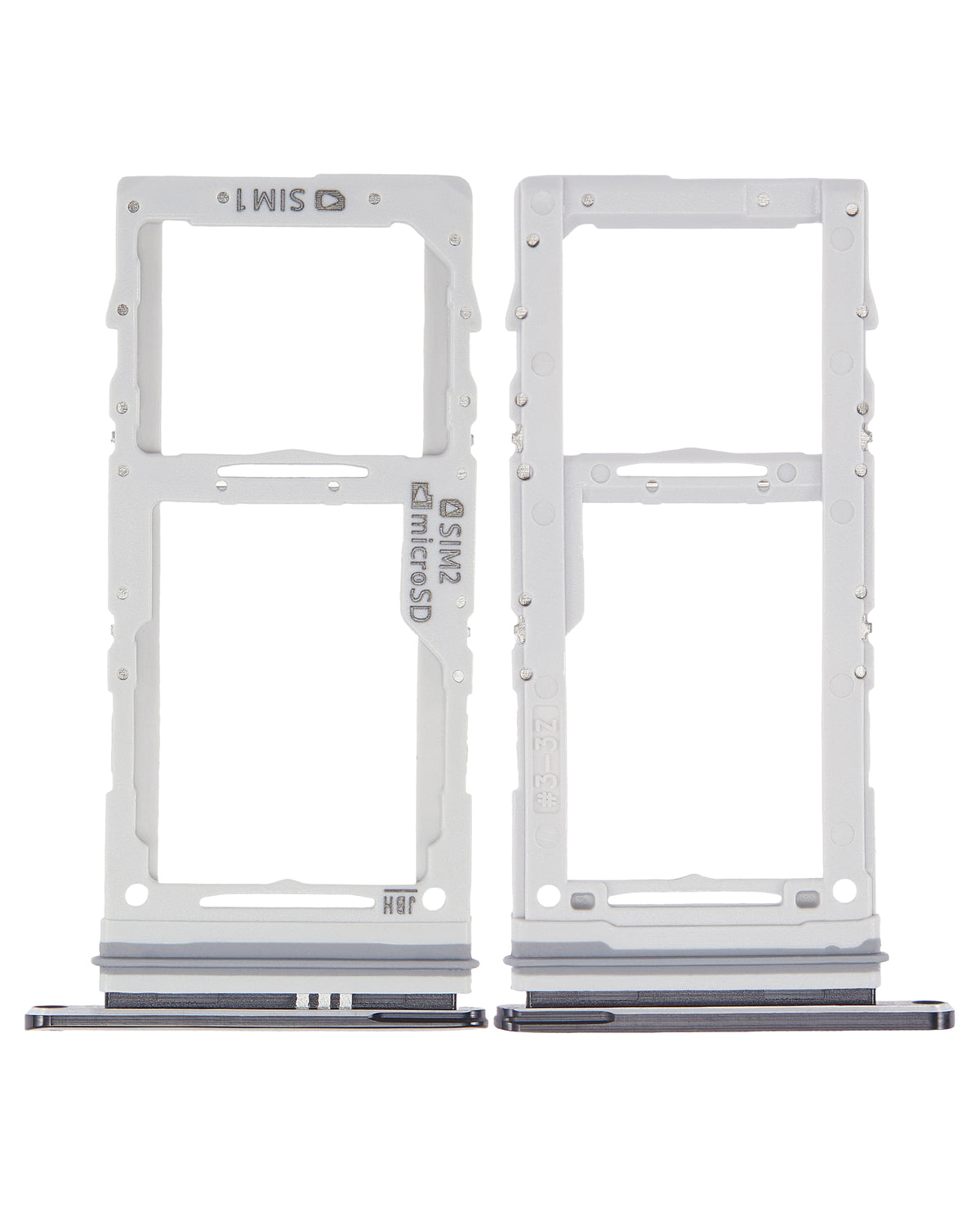 Dual Sim Card Tray Replacement Compatible For Samsung Galaxy A71 5G (A716 / 2020) (Prism Cube Black)