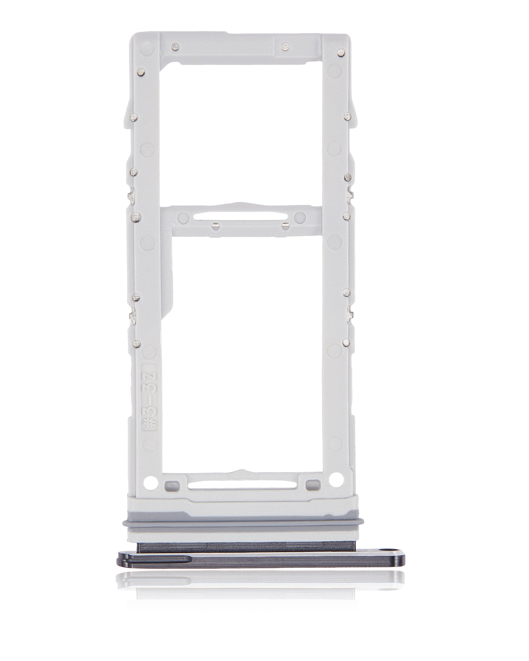 Dual Sim Card Tray Replacement Compatible For Samsung Galaxy A71 5G (A716 / 2020) (Prism Cube Black)