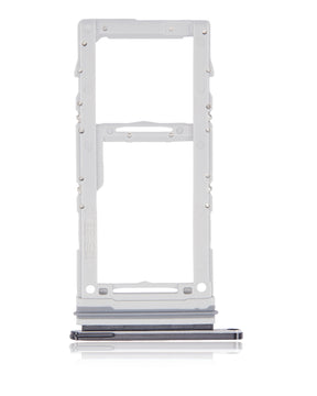 Dual Sim Card Tray Replacement Compatible For Samsung Galaxy A71 5G (A716 / 2020) (Prism Cube Black)