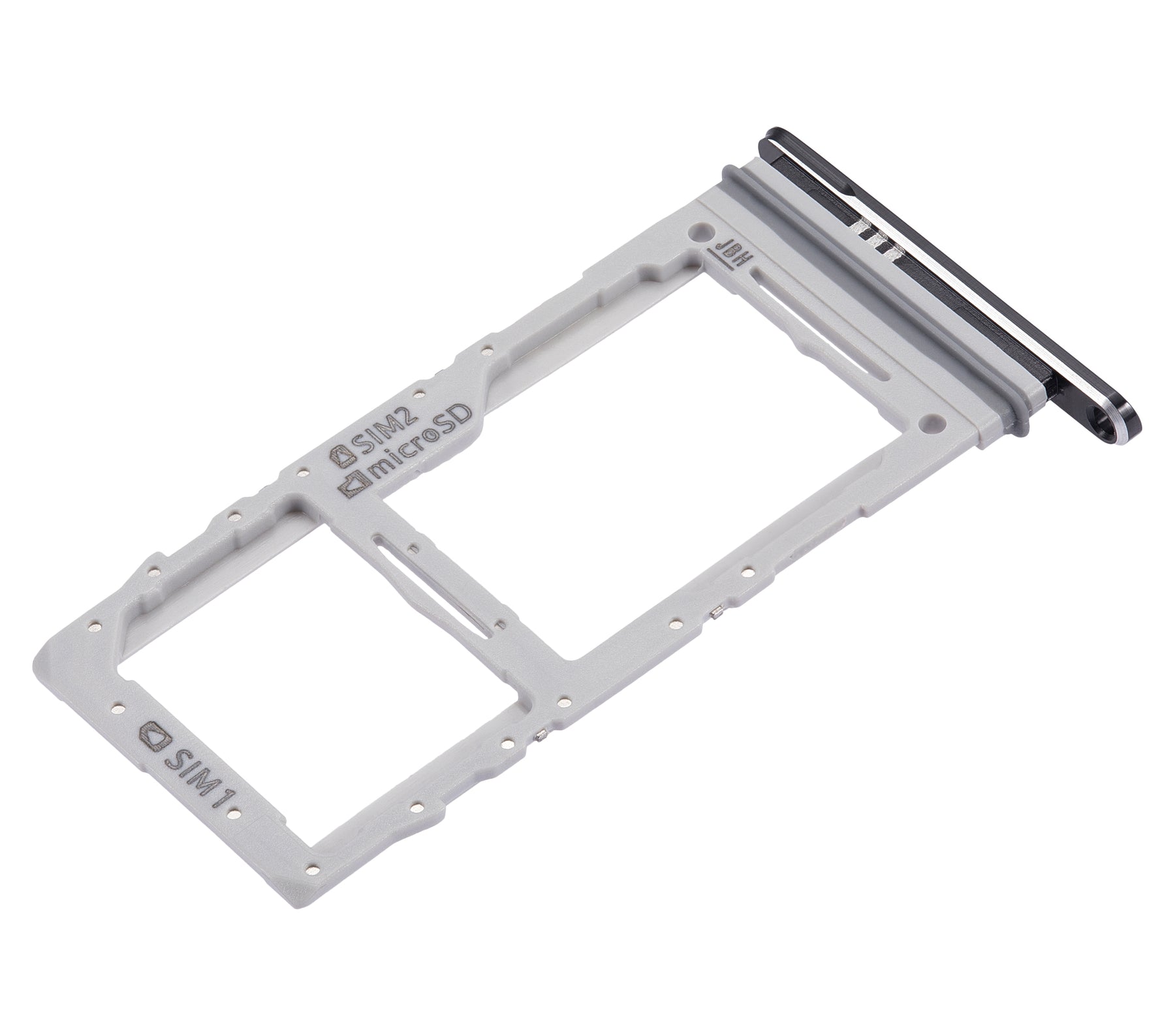 Dual Sim Card Tray Replacement Compatible For Samsung Galaxy A71 5G (A716 / 2020) (Prism Cube Black)