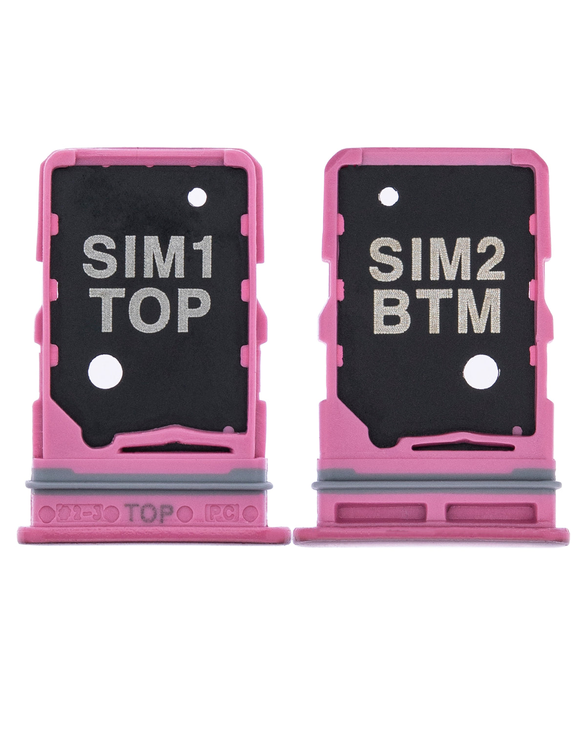 Replacement Dual Sim Card Tray Compatible For Samsung Galaxy A80 (A805 / 2019) (Pink)