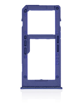 Dual Sim Card Tray Compatible For Samsung Galaxy A60 Replacement (A606 / 2019) (Seawater Blue)