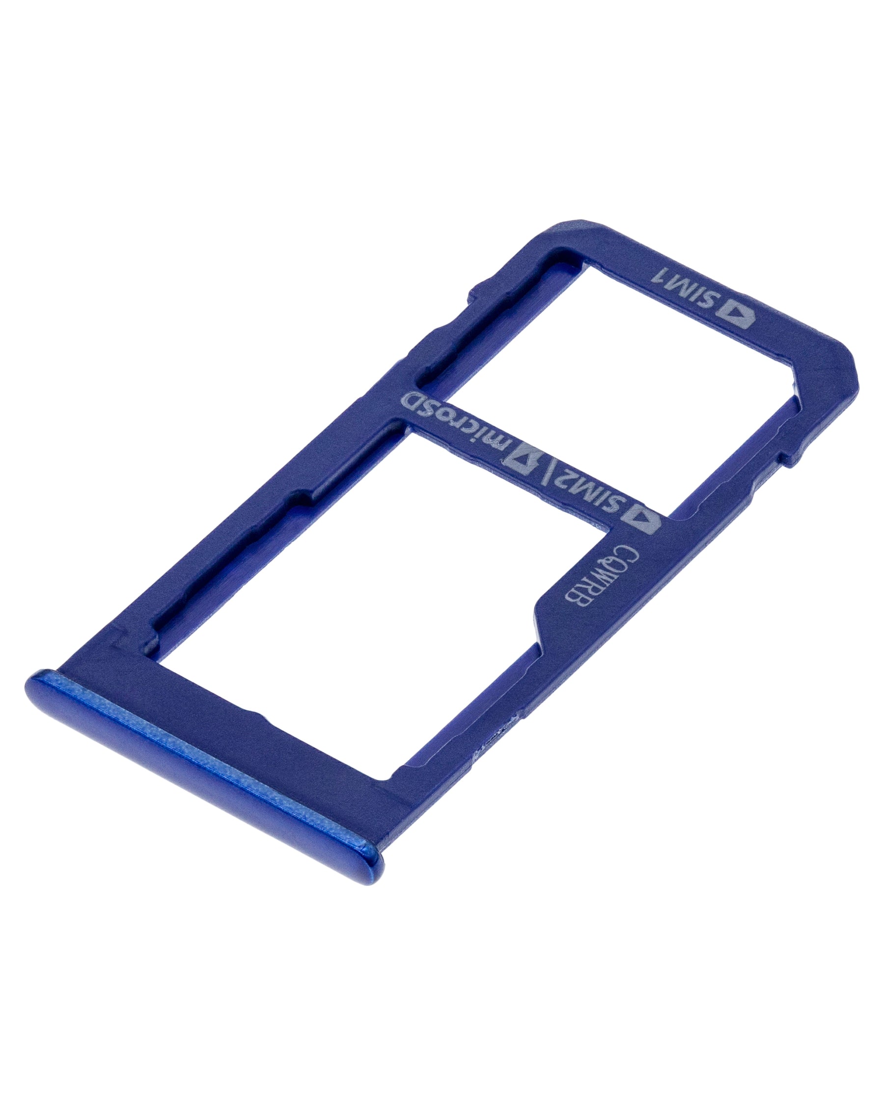 Dual Sim Card Tray Compatible For Samsung Galaxy A60 Replacement (A606 / 2019) (Seawater Blue)