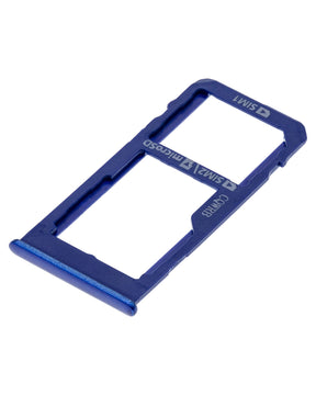 Dual Sim Card Tray Compatible For Samsung Galaxy A60 Replacement (A606 / 2019) (Seawater Blue)