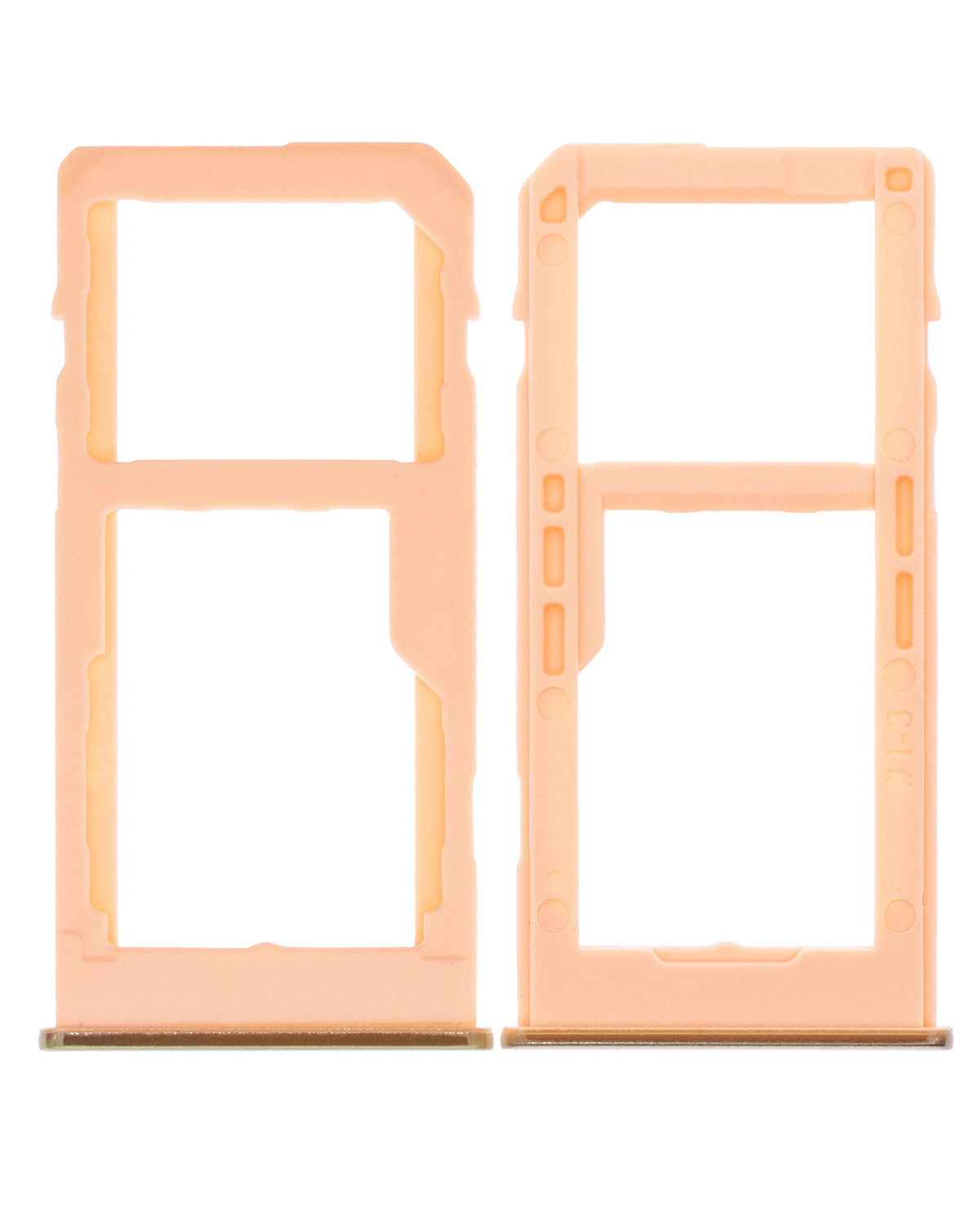 Dual Sim Card Tray Replacement  Compatible For Samsung Galaxy A60 (A606 / 2019) (Cocktail Orange)
