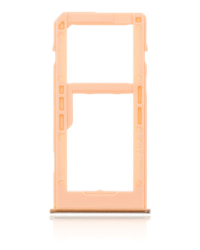 Dual Sim Card Tray Replacement  Compatible For Samsung Galaxy A60 (A606 / 2019) (Cocktail Orange)