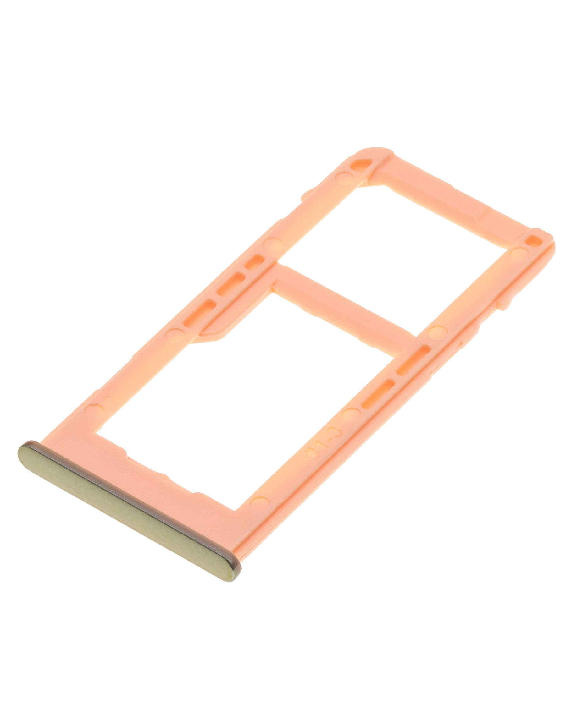 Dual Sim Card Tray Replacement  Compatible For Samsung Galaxy A60 (A606 / 2019) (Cocktail Orange)