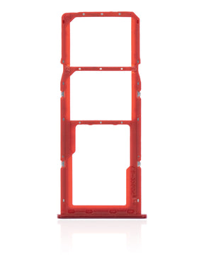 Replacement Dual Sim Card Tray Compatible For Samsung Galaxy A51 4G (A515 / 2019) (Red)