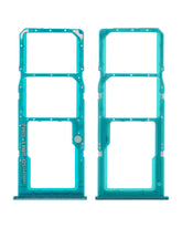 Dual Sim Card Tray Compatible For Samsung Galaxy A50S (A507 / 2019) (Prism Crush Green)