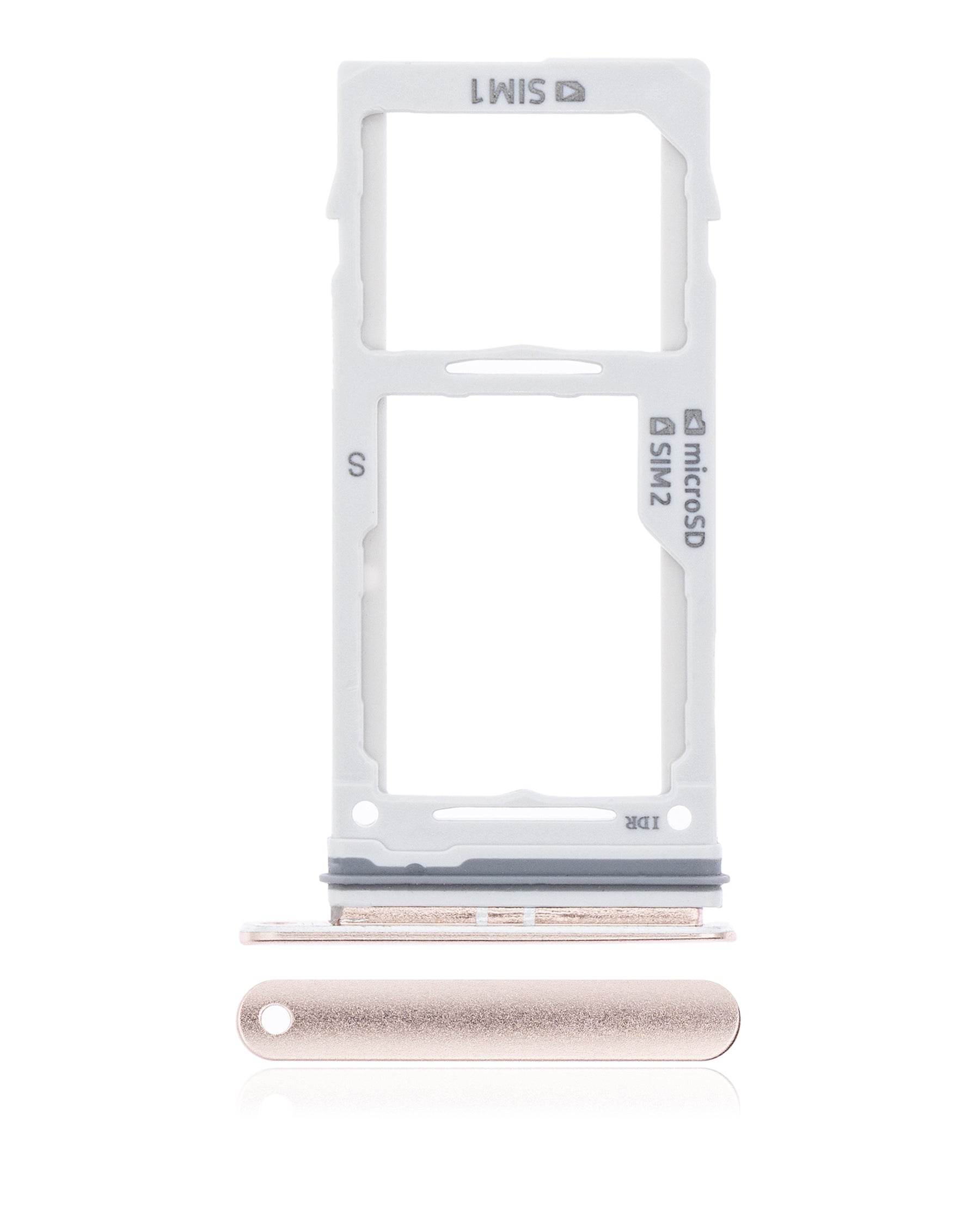 Dual Sim Drawer Compatible For Samsung Galaxy S9 / S9 Plus Replacement (Sunrise Gold)