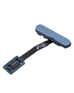 Replacement Power & Fingerprint Reader With Flex Cable Compatible For Samsung Galaxy S10E (Prism Blue)