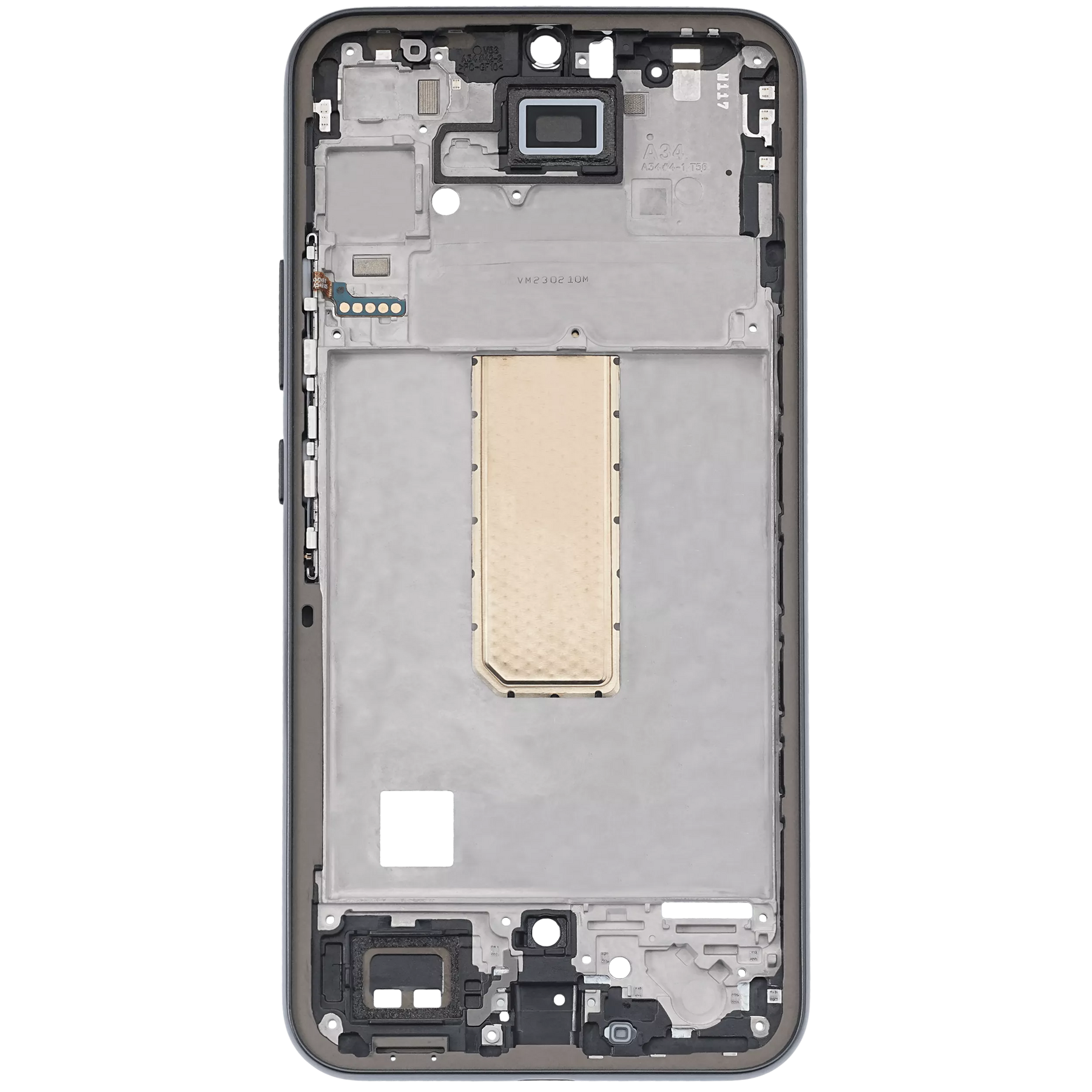 Mid-Frame Housing Compatible For Samsung Galaxy A34 (A346 / 2023) (Graphite)