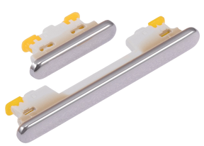 Hard Buttons Replacement (Power / Volume) Compatible For Samsung Galaxy A73 5G (A736 / 2022) (White)