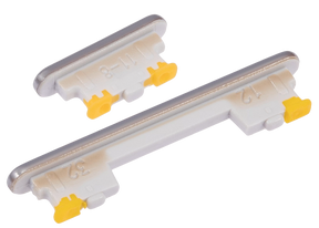 Hard Buttons Replacement (Power / Volume) Compatible For Samsung Galaxy A73 5G (A736 / 2022) (White)