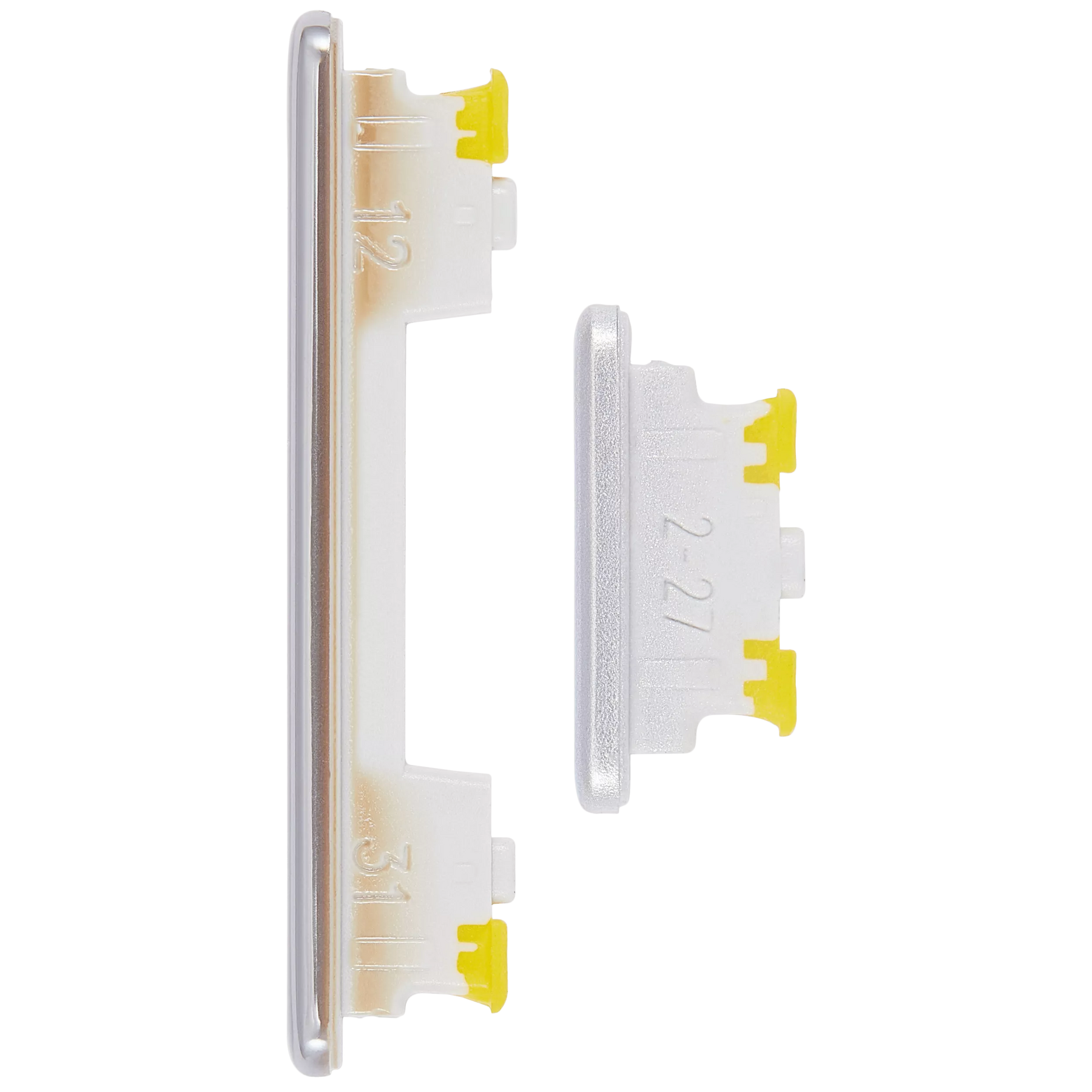 Replacement Hard Buttons (Power / Volume) Compatible For Samsung Galaxy A73 (A735 / 2022) (White)