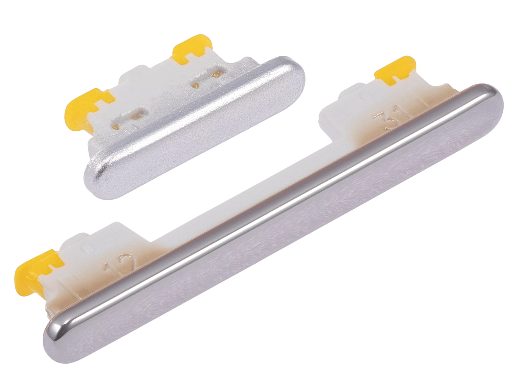 Replacement Hard Buttons (Power / Volume) Compatible For Samsung Galaxy A73 (A735 / 2022) (White)